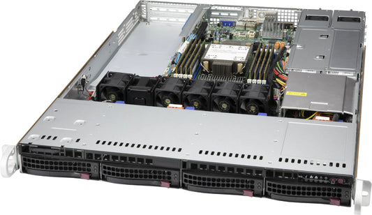 SuperMicro CSE-815TQC4-R504WB3 1U WIO Chassis with Redundant 500W PWS