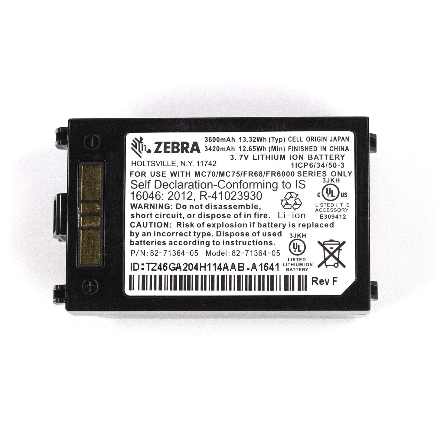 New Zebra MCD-A1 Motorola Symbol MC70 MC75 3600mAh Battery - BTRY-MC7XEAB00