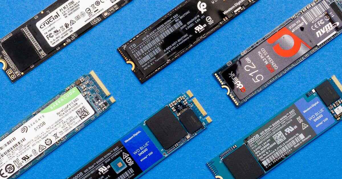 LOT of 10 Mixed Brand WD/Samsung/SK Hynix 256Gb PCIe NVMe SSD M.2 2280 Drive
