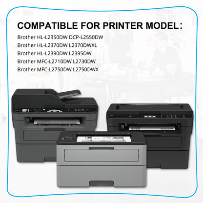 2X DR730 Drum Unit DR760 For Brother HL-L2350DW L2370DW MFC-L2710DW printer