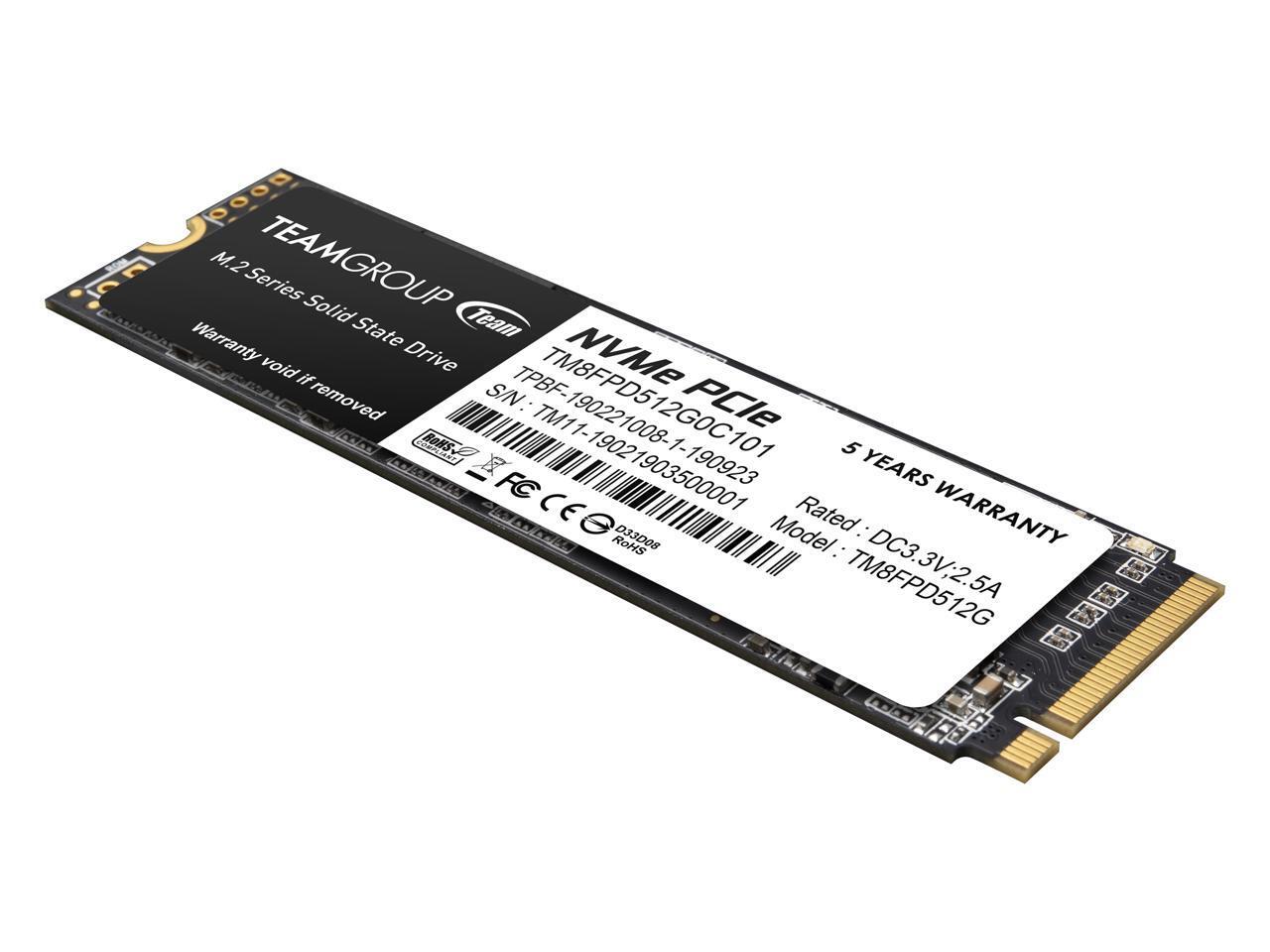 Team Group SSD 512G|TEAM TM8FPD512G0C101 R