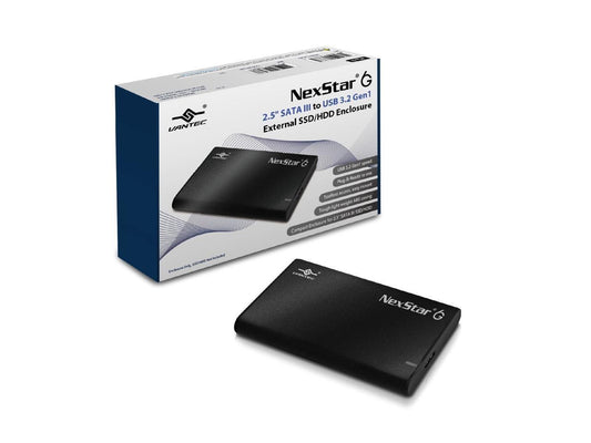 Vantec NST-268S3-BK Hard Vante|NST-268S3-BK VAN RD NST268S3BK 2.5 SATA3 USB3.2 E