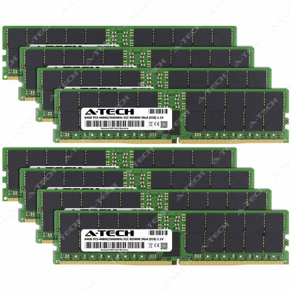 512GB 8x64GB PC5-5600 EC8 RDIMM Supermicro 112C-TN 212GT-HNR 222HA-TN Memory RAM