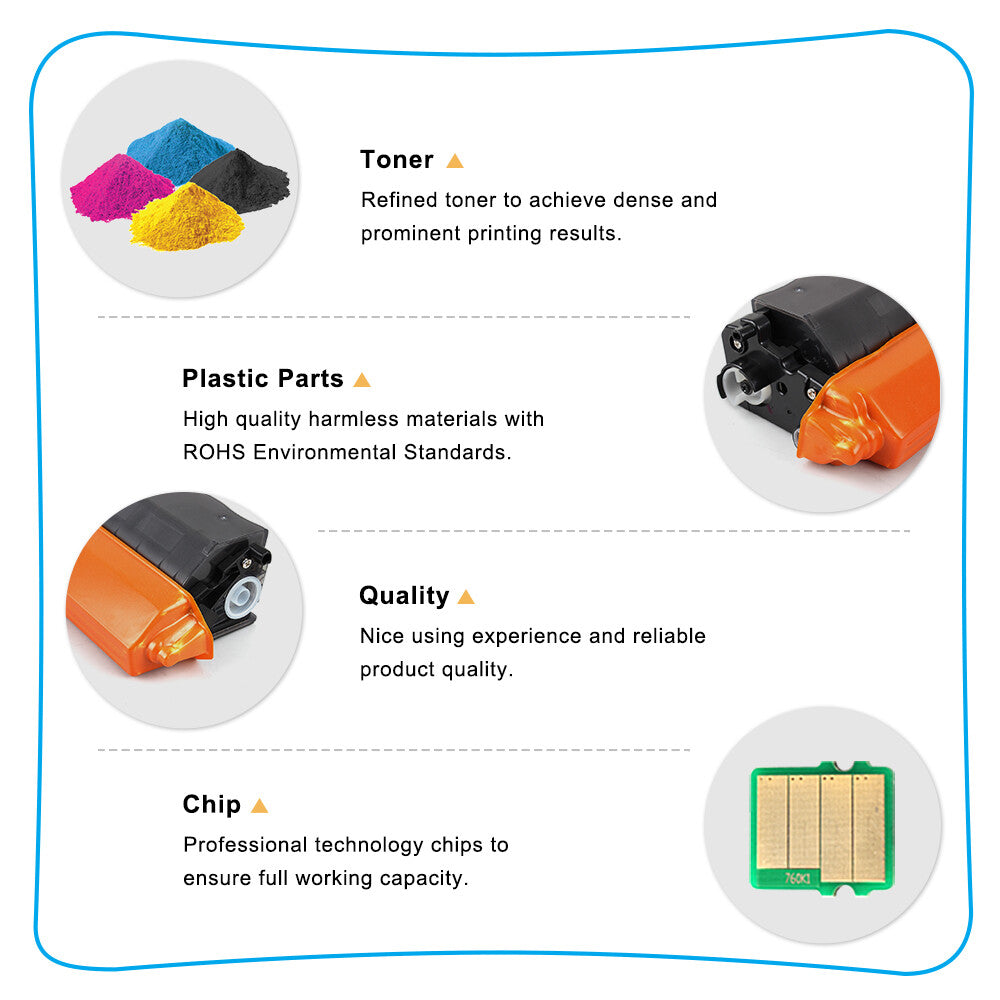 8-PACK TN336 Toner Color Set CKMY For Brother HL-L8250CDN L8350CDW MFC-L8850CDW