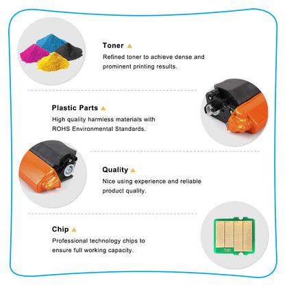 8-PACK TN336 Toner Color Set CKMY For Brother HL-L8250CDN L8350CDW MFC-L8850CDW