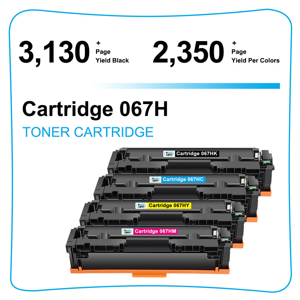 2PK CT Premium 067H Black HY Compatible for Canon 067 H LBP633Cdw Cartridge