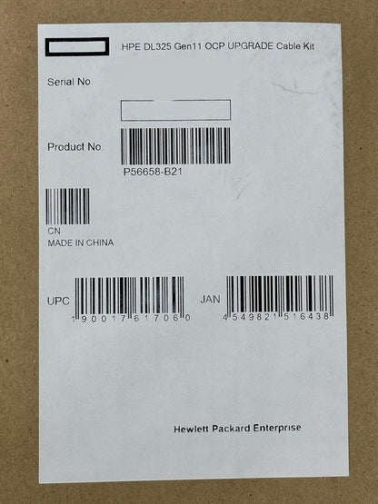 HPE DL3X5 DL325 DL345 Gen11 OCP1 Upgrade Cable Kit P56658-B21 OCP x8 to x16