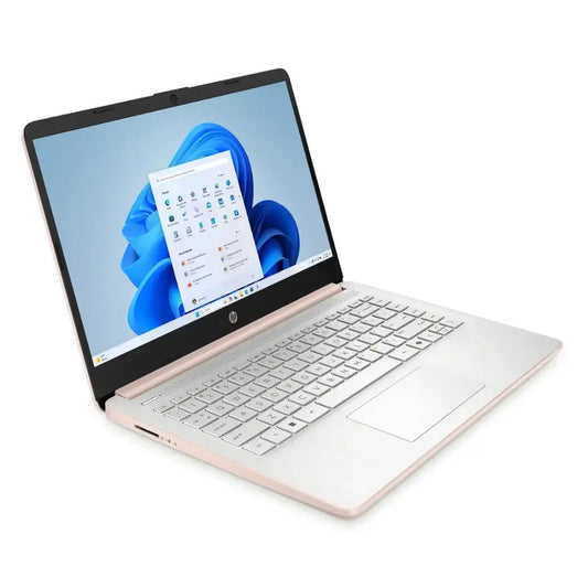 New HP Laptop 14" HD Intel N150 8GB 128GB UFS Webcam Office 365 Win 11 S Gold
