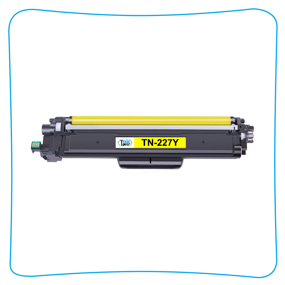 4PK TN227 Yellow Toner Compatible With Brother HL-L3210CW L3270CDW MFC-L3770CDW