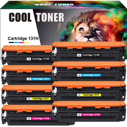 8x Toner Compatible for Canon 131H imageCLASS LBP7110CW MF8280CW MF624CW MF628CW