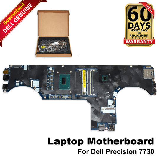 Dell Precision 7730 Motherboard Intel Xeon E-2176M CPU 2.7GHz 6-Core H127X