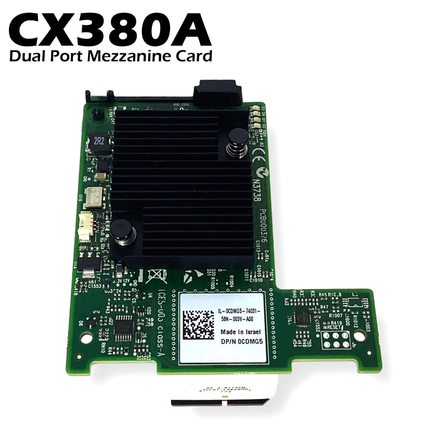 Dell Mellanox CX380A ConnectX-3 QDR 40Gb/s Dual Port InfiniBand Mezzanine CDMG5