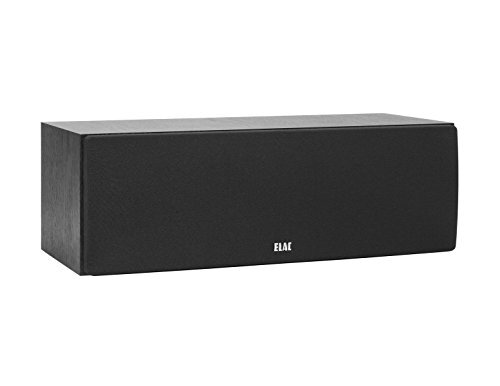 Elac DC52-BK Debut 2.0 C5.2 Two-Way Center Channel Speaker, Black