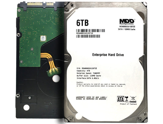 MDD 6TB 7200RPM 128MB Cache SATA 6.0Gb/s 3.5" Internal Enterprise Hard Drive