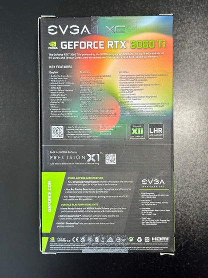EVGA NVIDIA GeForce RTX 3060 Ti 8GB GDDR6 Graphics Card 08G-P5-3663-KL