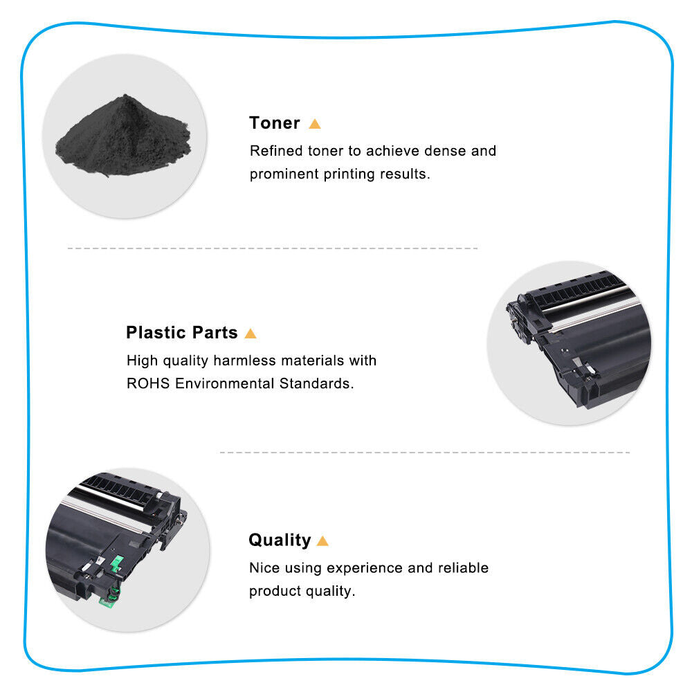 4PK 593-BBKE Drum Compatible for Dell E310 E310dw E514dw E515dn E515dw Printer