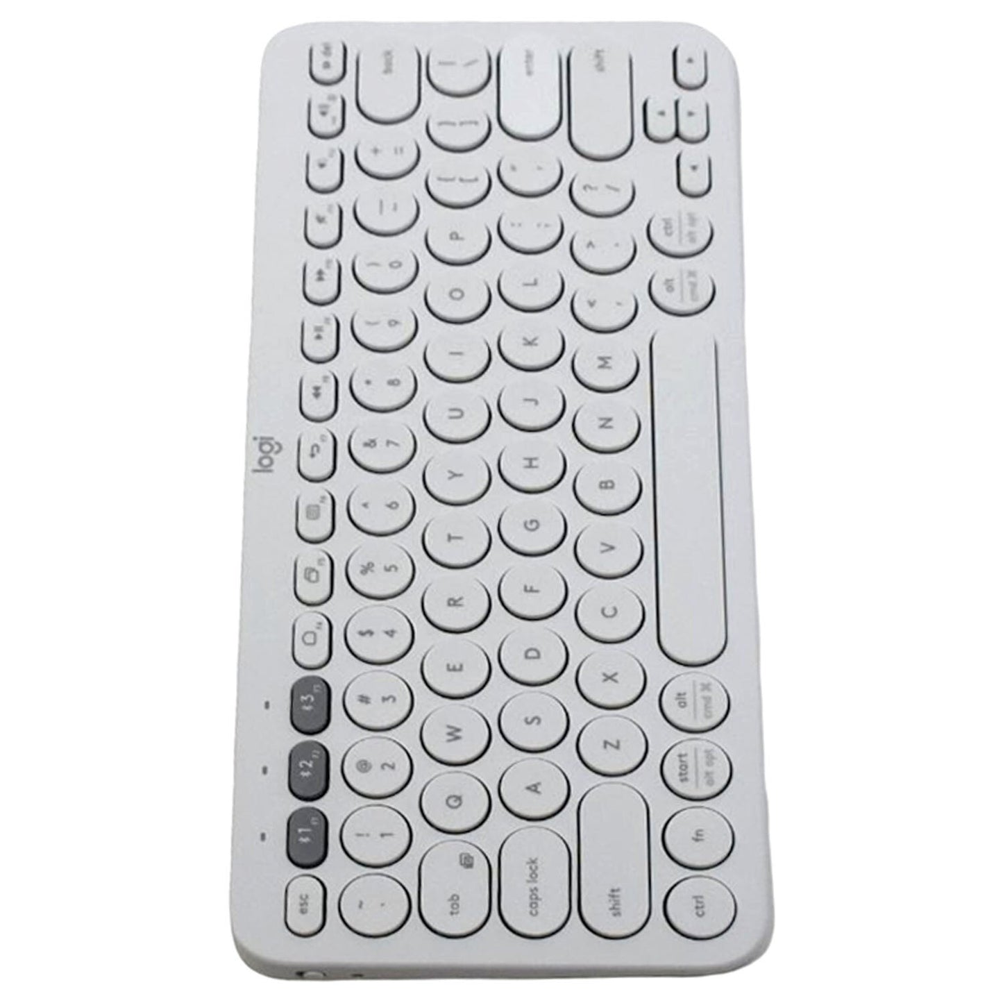 Logitech K380 Wireless Multi-Device Bluetooth Keyboard 78 Keys Off White QWERTY
