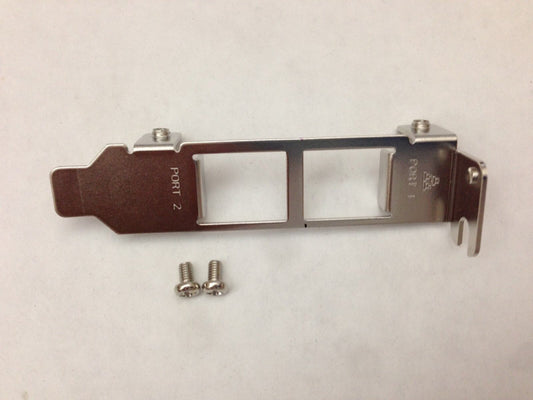 *Low Profile Bracket For PCI-E GIGABIT 2 DUAL PORT ETHERNET LAN CARD