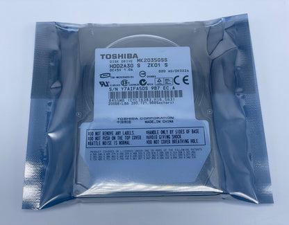Toshiba MK2035GSS SATA 200GB HDD2A30 4200 RPM 2.5 in 8GB Cache Notebook HDD