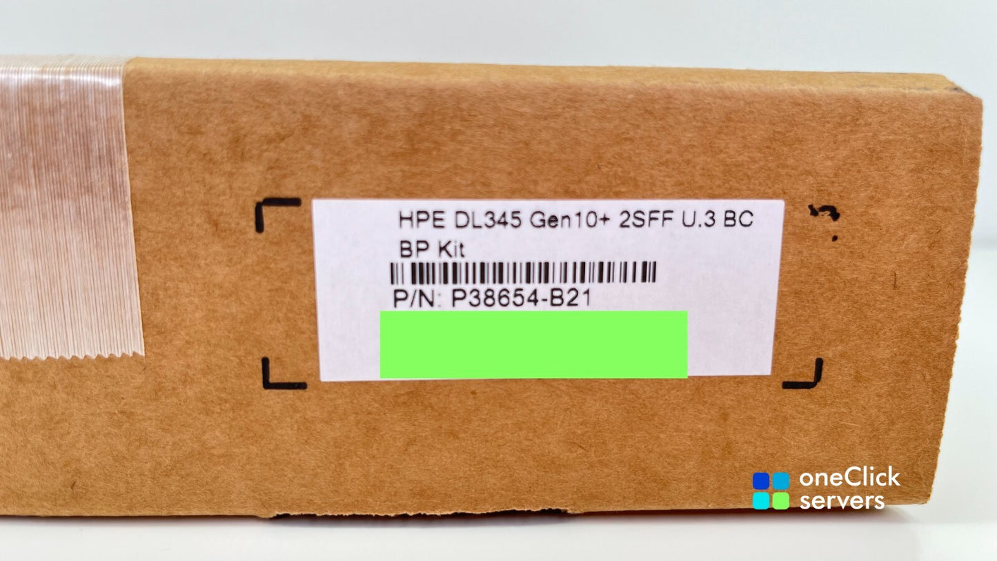 HPE Proliant DL345 Gen10 Plus 2SFF U.3 BC BP Front/Rear Backplane Kit P38654-B21