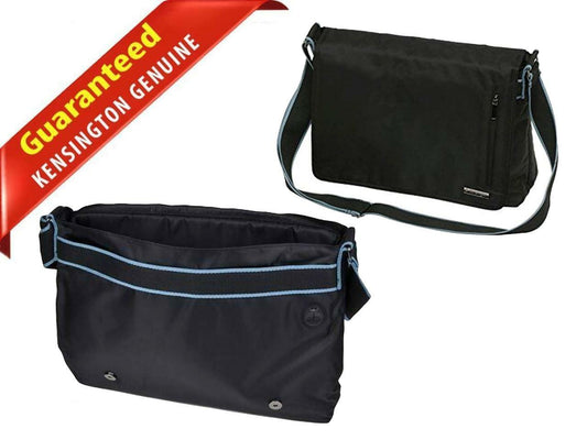 Kensington KTG Urban 15.6" Messenger Bag Flapover Shoulder Strap Black K28109WW