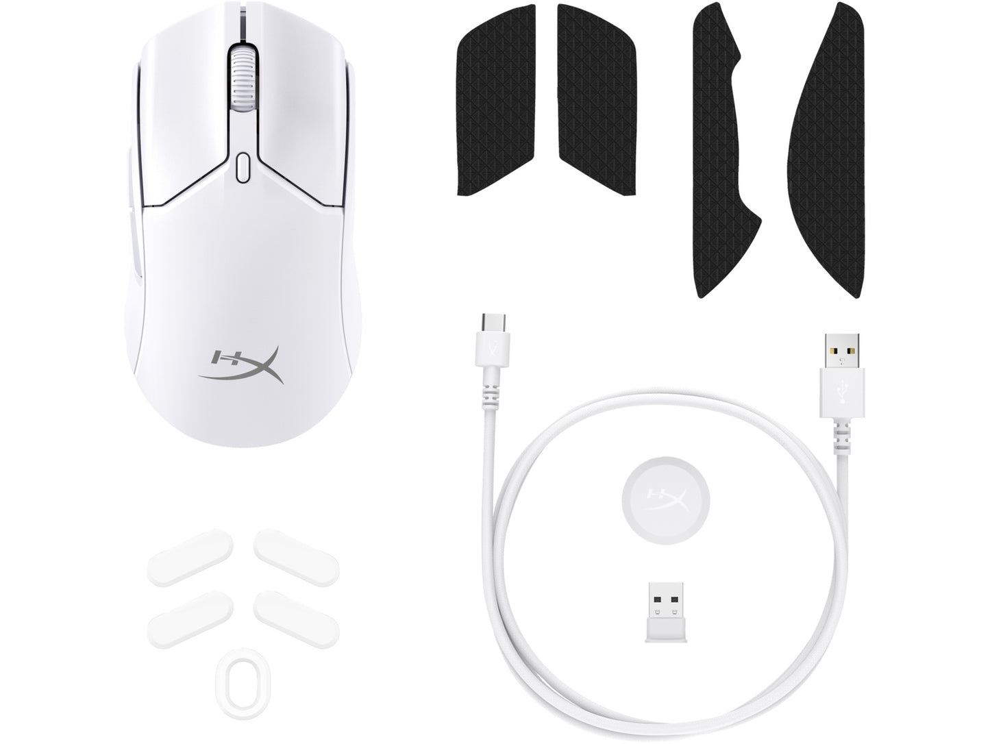 HyperX Pulsefire Haste 2 Mini - Wireless Gaming Mouse (White)