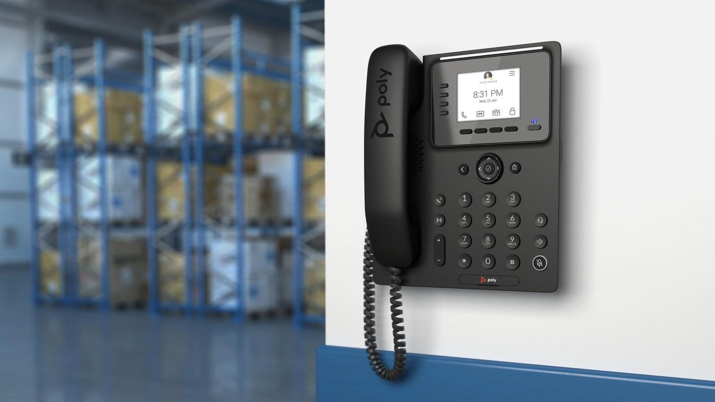 HP 848Z7AA#AC3 Telep HP|848Z7AA#AC3 CCX 350 MEDIA PHONE,TEAMS,POE R Network Reta