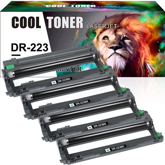 4 Pack DR223 Drum CMYK Compatible for Brother HL-L3210CW HL-L3270CDW MFC-L3710CW