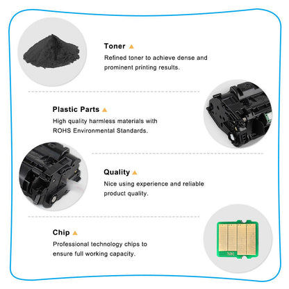 10PK Black 49A Toner Q5949A Compatible for HP LaserJet 3390 3392 Printer