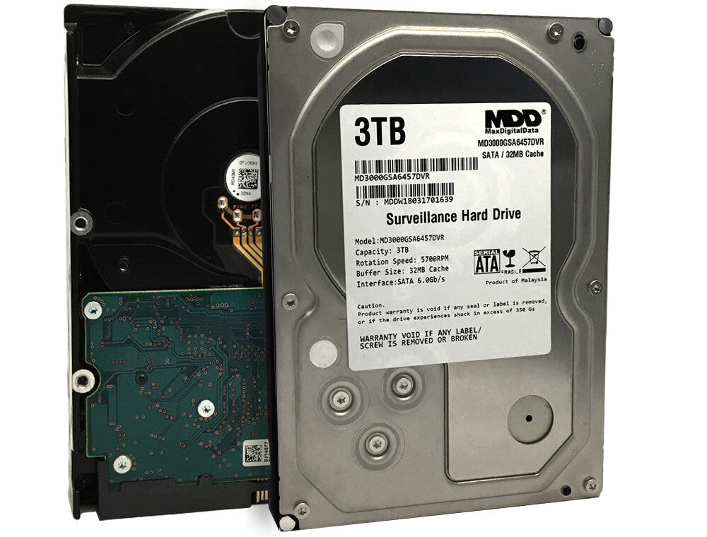 MDD 3TB 32MB Cache 5700RPM SATA 6Gb/s 3.5" Internal Hard Drive