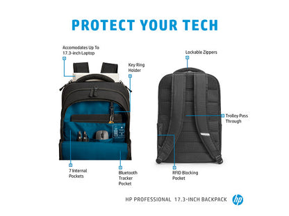 HP Professional 17.3-inch Backpack