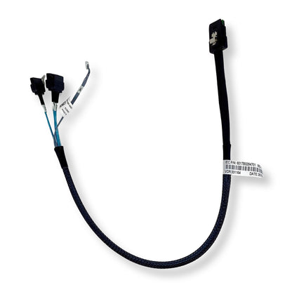 Lot of 2 Dell mini SAS to 3x Straight Sata cable XV676 0XV676 CN-0XV676 (NOT FOR HOME PC)