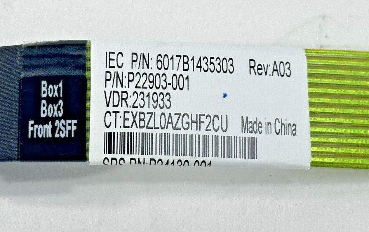 HPE SFF Cable NVMe/SATA/SAS Bay3 to PCI-e/AROC/Port 7B Cable DL380 DL385 TriMode (NOT FOR HOME PC)