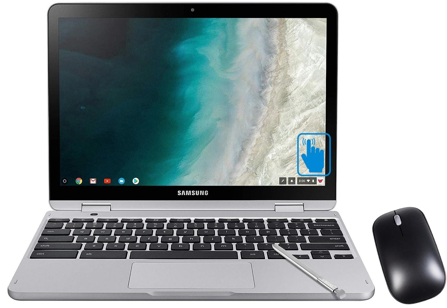 Samsung Chromebook Plus V2 12.2" FHD Touch Celeron 3965Y 4GB 64GB eMMC Chrome OS