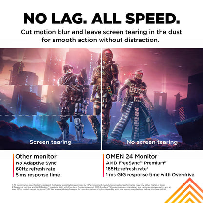 OMEN by HP 23.8 inch FHD 165Hz Gaming Monitor - OMEN 24 23.8" FHD (1920 x 1080)