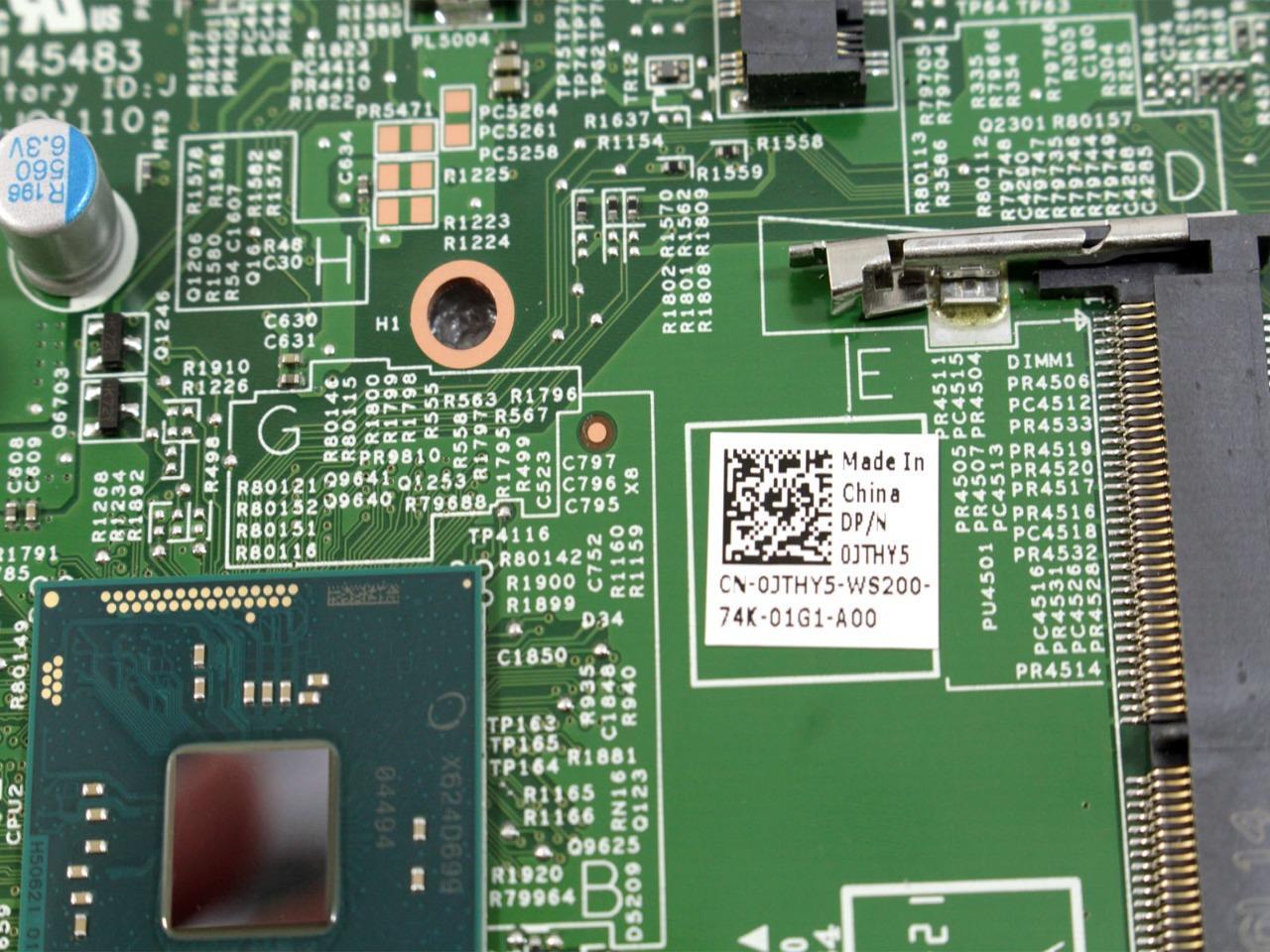 New OEM Dell Inspiron 20 3052 AIO Desktop Motherboard W/Intel J3710 1.6GHz JTHY5