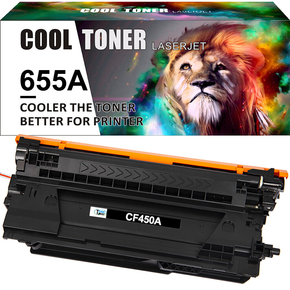 1PK CF450A Toner Compatible with HP 655A Laserjet Enterprise M681f M652dn M653dn