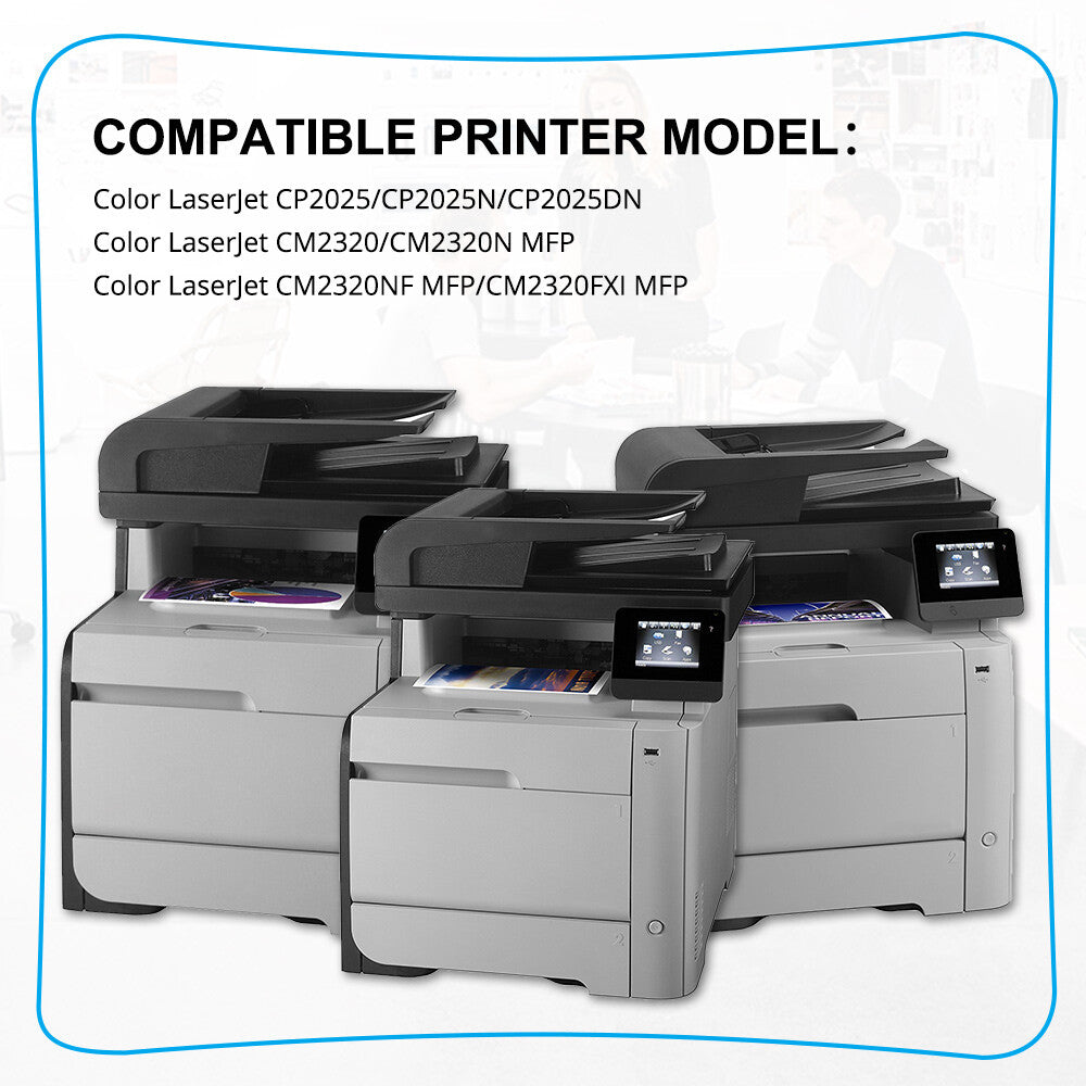 10Pk Color Toner CF380A-CF383A Compatible With HP 312A LaserJet MFP M476nw M476d