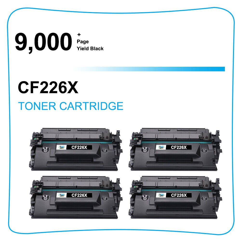 4 PK CF226X Compatible With HP 26X 226X Toner Laserjet M426 M402 M426fdw M426fdn