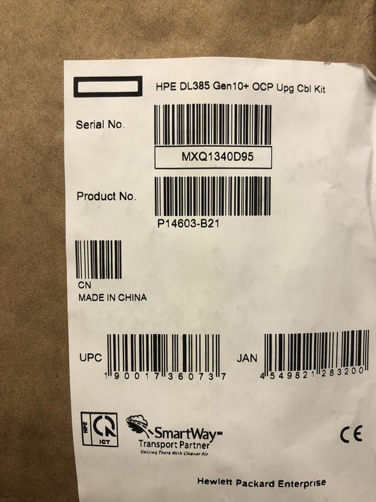 HPE DL365 DL385 Gen10 Plus/V2 OCP Upgrade Cable Kit Expand OCP3 to x16