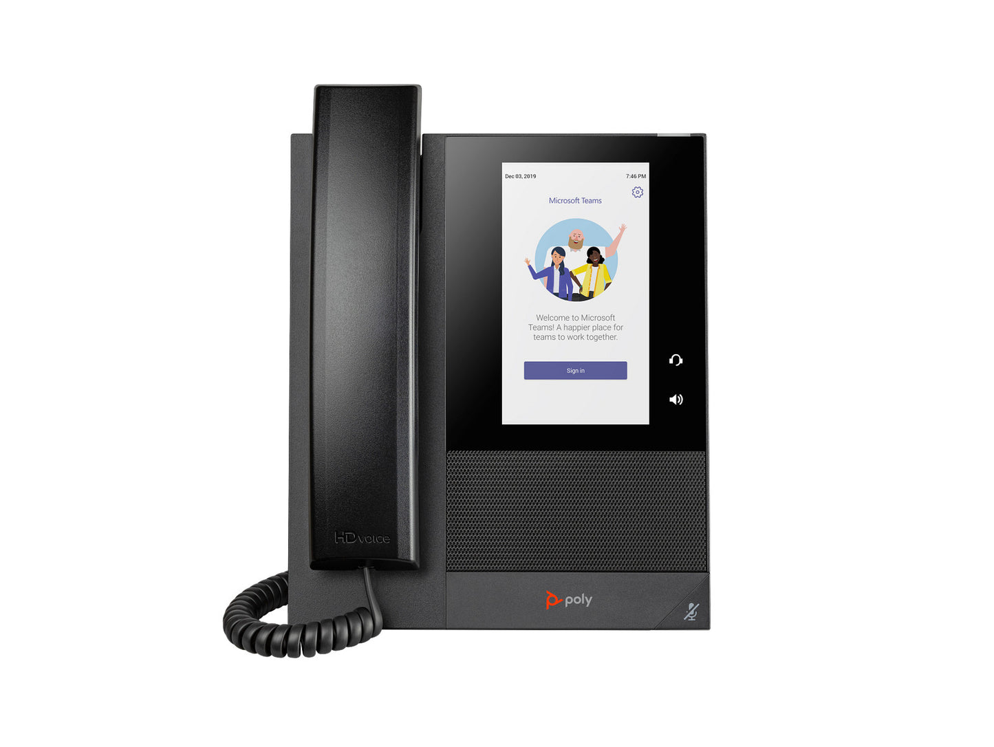 Poly CCX 400 Business Media Phone for Microsoft Teams and PoE-enabled