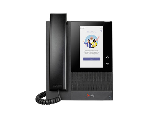Poly CCX 400 Business Media Phone for Microsoft Teams and PoE-enabled