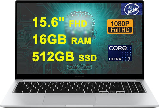 New Samsung Galaxy Book4 15.6" FHD Core 7 150U 16GB 512GB SSD FPReader Win 11