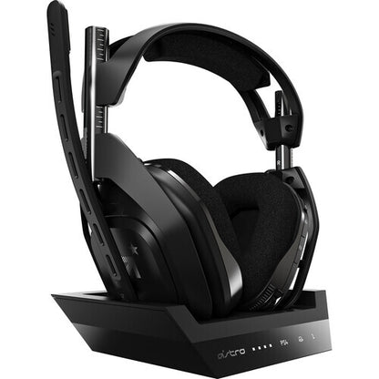 ASTRO A50 Wireless Gaming Headset + Base Station - PS4/PC/Mac, Dolby 7.1, Black