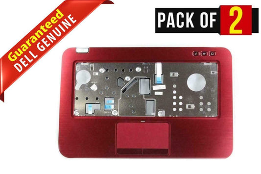 LOT x 2 Genuine Dell Inspiron 14z (5423) Red Palmrest Touchpad 060F20 130 60F20