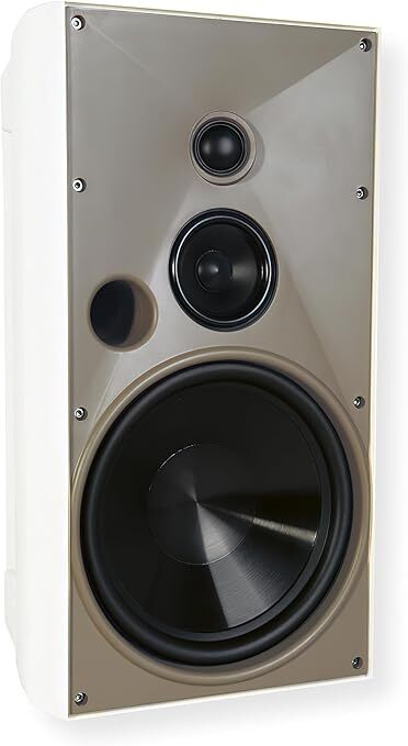 Proficient AW830WHT 8" 3-way Indoor/Outdoor Speaker - White Pair