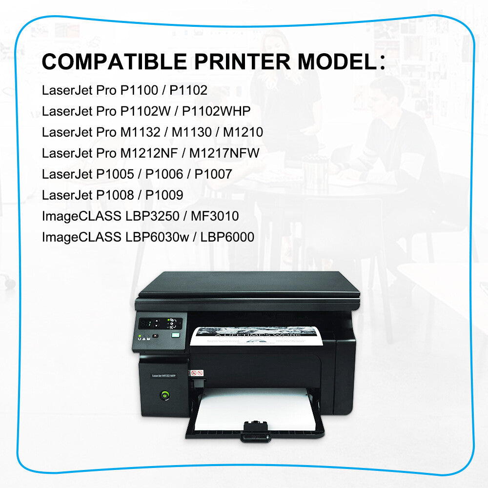 4X Toner Compatible with HP 85A CE285A LaserJet P1102w M1212nf M1217nfw MFP