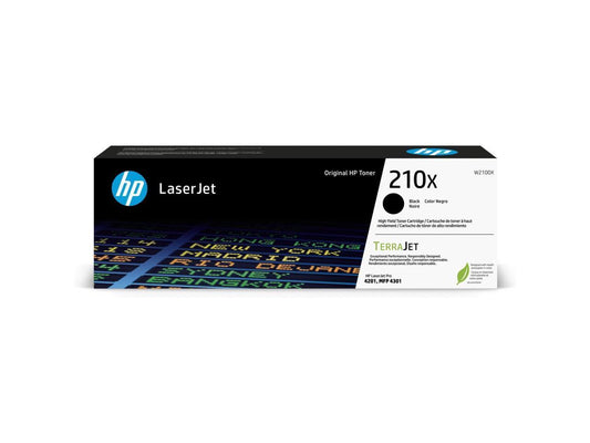 Print HP|W2100X HP 210X (W2100X) HIGH YIELD BLACK ORIGINAL LASERJET TONER CARTRI