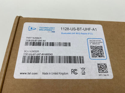 TSL, 1128 BLUETOOTH UHF RFID READER WITH UHF ANTENNA, TRIGGER HANDLE, BATTERY