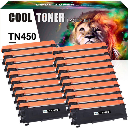 20 TN450 Toner Cartridge Compatible with Brother TN-420 MFC-7860DW HL2240 2270dw